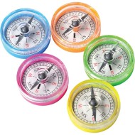 Assorted Color Mini Compass Toys (Pack of 36)