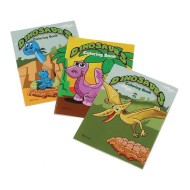 Mini Dinosaur Coloring Books (Pack of 12)