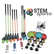 STEM Sports® Golf Equipment & Supplemental Curriculum Kit, Grades 3-5 & 6-8