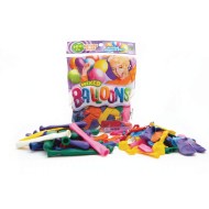Assorted Latex Balloons (Bag of 100)
