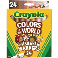 Crayola® Colors of the World Markers (Pack of 24)