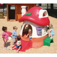 Mushroom Play Cottage, Fully Assembled