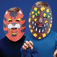 Animal Masks Craft Kit (Pack of 24)