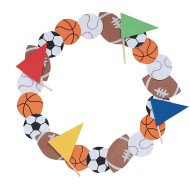 Sports Wreath Craft Kit (Pack of 12)