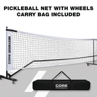 CORE Pickleball Deluxe Portable Rolling Net System