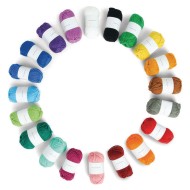 Caron Little Crafties Mini Skein Yarn Assortment (Pack of 20)