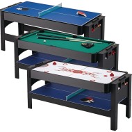 GLD 3-1 Flip Pool-Air Hockey-Table Tennis Table, 6’