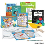 Literacy Family Engagement Take Home Bags - Reading Comprehension & Language Skills, Grades 4-5