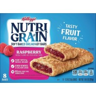 Kellogg’s® Nutri-Grain® Soft Baked Raspberry Breakfast Bar (Box of 8)