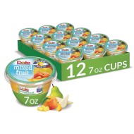 Dole® Fruit Bowls® Mixed Fruit in 100% Juice, 7-oz. cups (Pack of 12)