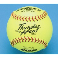 6x Softballs d'entraînement en cuir d'occasion 12 pouces