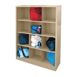 Cubby Storage Organizer, 12 Sections, Tropic Sand