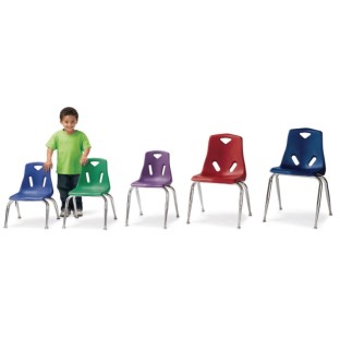 Berries™ Chairs with Chrome Plated Legs, 14