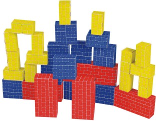 brick cardboard blocks