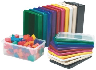 Cubbie Tray, Clear, Clear
