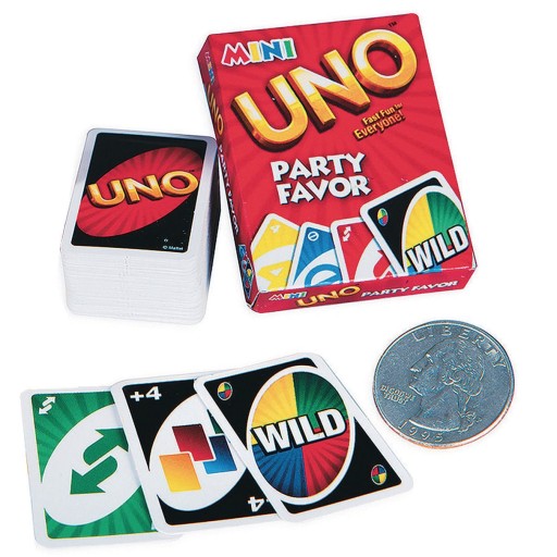 Buy Uno ® Mini Card Game (Pack of 4) at S&S Worldwide