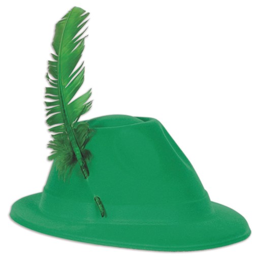 Plastic Velour Alpine Hat at S\u0026S Worldwide