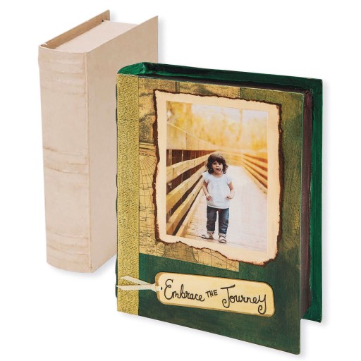 Buy Paper Mache Book Shaped Box at S&S Worldwide
