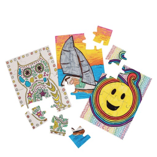 Buy Color-Me™ Blank Puzzles (Pack of 24) at S&S Worldwide