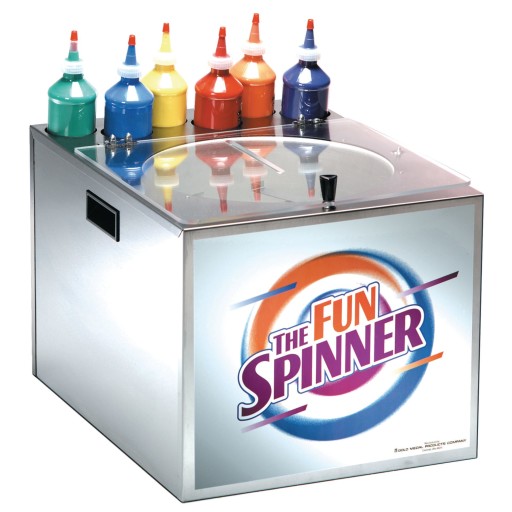  Spin-Art-Machine with Two-Speed Spinner Mechanism