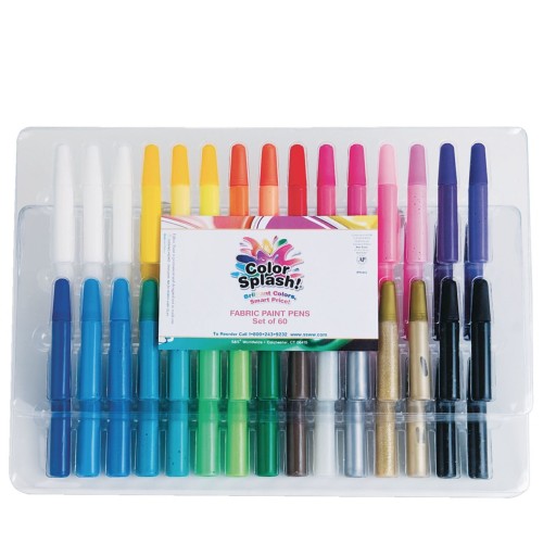 Buy Color Splash!® Fabric Paint Pen Assortment (Pack of 60) at S&S