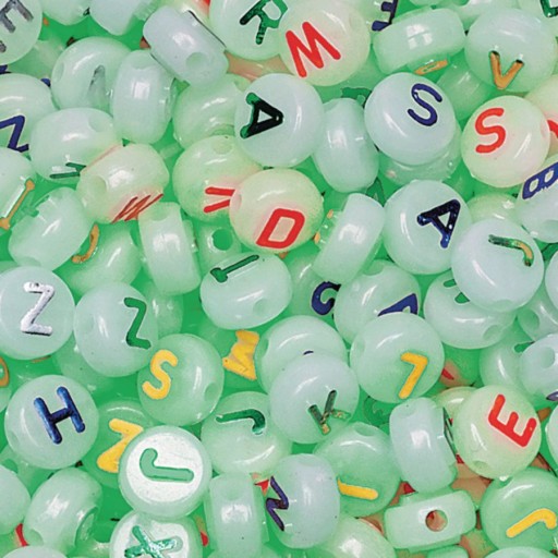 Bracelet Bead Ideas - Name Beads - alphabet letter beads, alpha