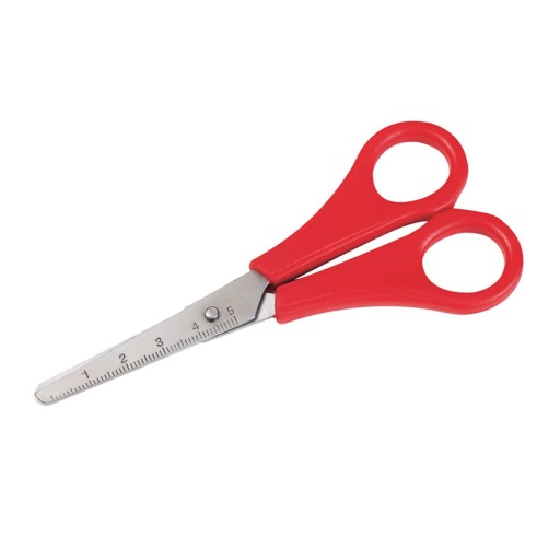 Red Handle Safety Scissors 5-1/2 inch (Pack of 12)