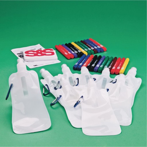 Buy Collapsible Water Bottle Craft Kit (Pack of 12) at S&S Worldwide