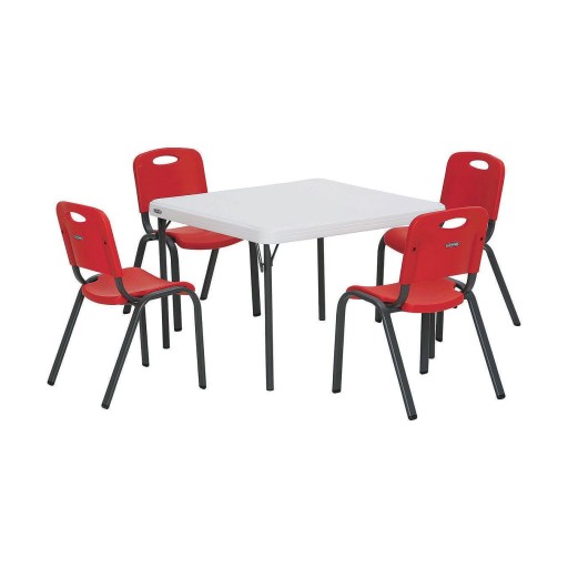 lifetime childrens table and chairs combo