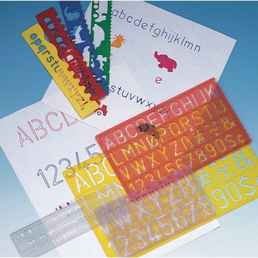 Buy Lettering Guide Pack (Set of 4) at S&S Worldwide