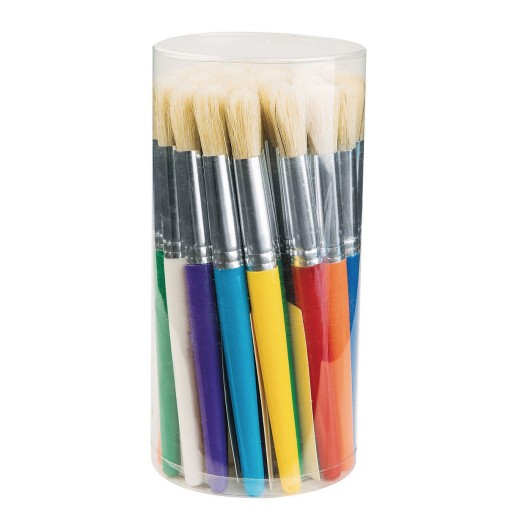 Buy Stubby Paint Brushes (Pack of 30) at S&S Worldwide