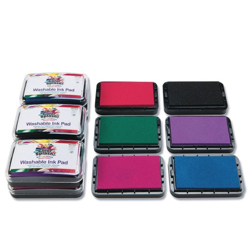 Buy Color Splash!® Washable Color Ink Pads (Pack of 12) at S&S Worldwide