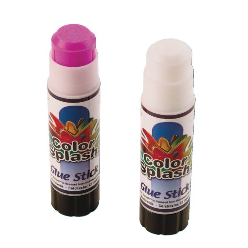Buy Color Splash!® Glue Stick, Purple, .74 oz. (Pack of 12) at S&S Worldwide