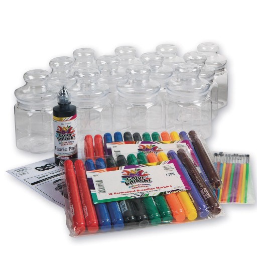 Color Splash! Permanent Markers (Pack of 12) from S&S Worldwide