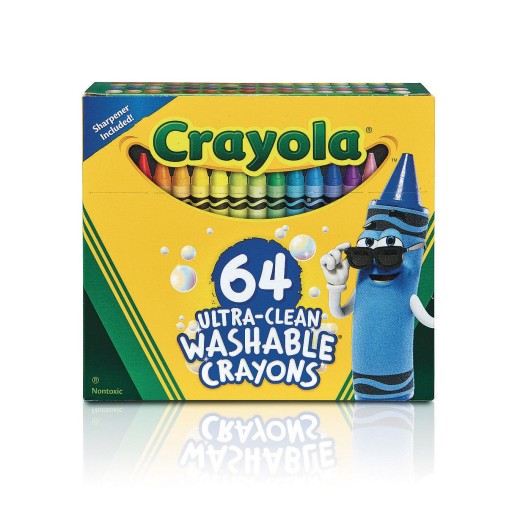 Buy Crayola® Ultra-Clean® Washable Crayons (Box of 64) at S&S Worldwide