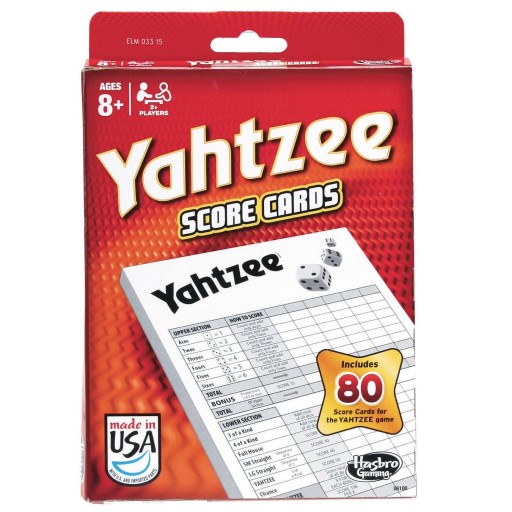Buy Yahtzee® Score Pads Pack, 80 Sheets at S&S Worldwide