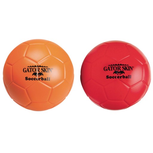 S&S Worldwide Gator Skin Soccer Ball-RED 