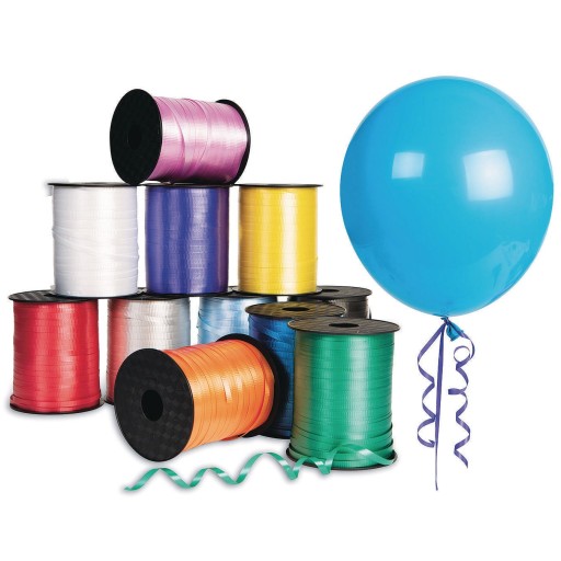 New 3/16 X 1500 Foot Roll Curling Ribbon Spool Balloon String 10 Colors 500 Yard 
