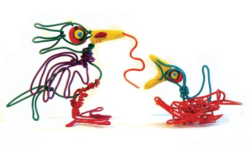 Twisteezwire - Brightly colored sculpture and craft wire