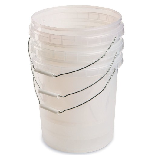 Buy 3-3/4 Gallon Clear Buckets (Pack of 3) at S&S Worldwide