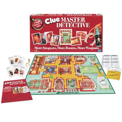 Clue Master Detective Board Game Parker Brothers 0030