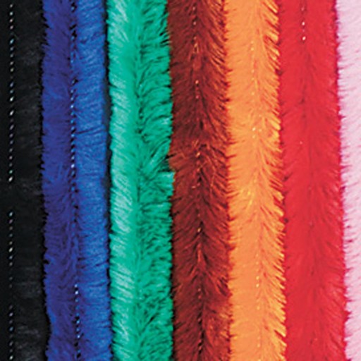 Chenille Stems, Assorted Colors
