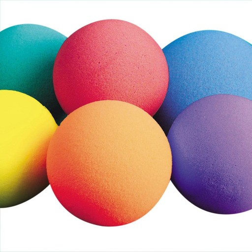 7 Spectrum Bright Foam Balls, Price/Set of 6