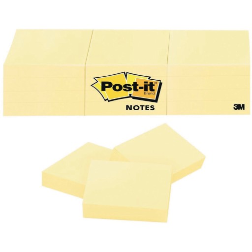 Buy Post-it® Mini Notes, Canary Yellow, 1.5 x 2 (Pack of 12) at S&S  Worldwide