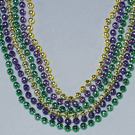Buy Mardi Gras Beads, 33 (Pack of 36) at S&S Worldwide