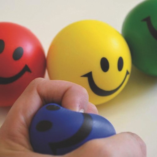Buy Smiley Face Assorted Color Stress Squeeze Balls (Pack of 24) at S&S  Worldwide
