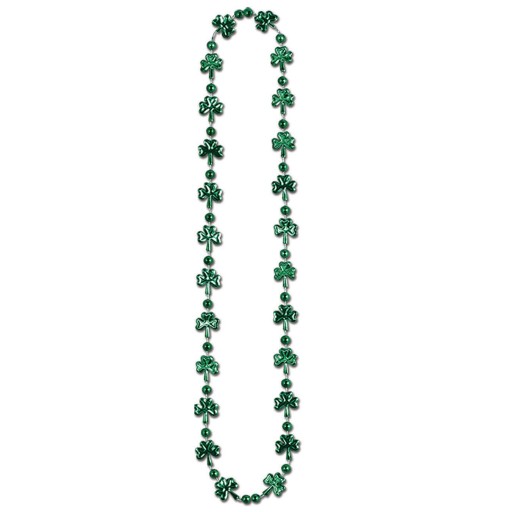 Buy Lucky Shamrock Party Beads (Pack of 12) at S&S Worldwide