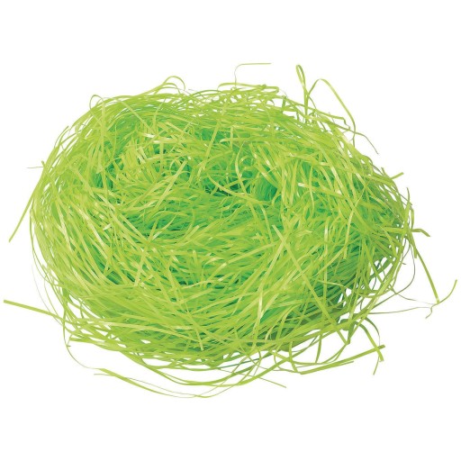 Amazing Easter Green Paper Grass Shred 12 Oz