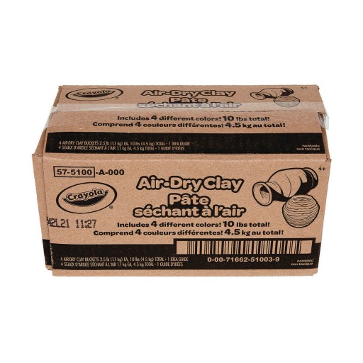 Buy Crayola® Air-Dry Clay Classpack® 2.5 lb Tubs - Classic Colors (Pack of  4) at S&S Worldwide