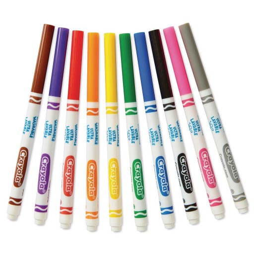 Buy Crayola® Ultra-Clean Washable™ Fine Line Markers (Pack of 200) at S&S  Worldwide